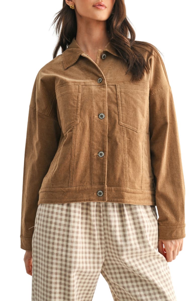 WISHLIST Corduroy Jacket, Main, color, 