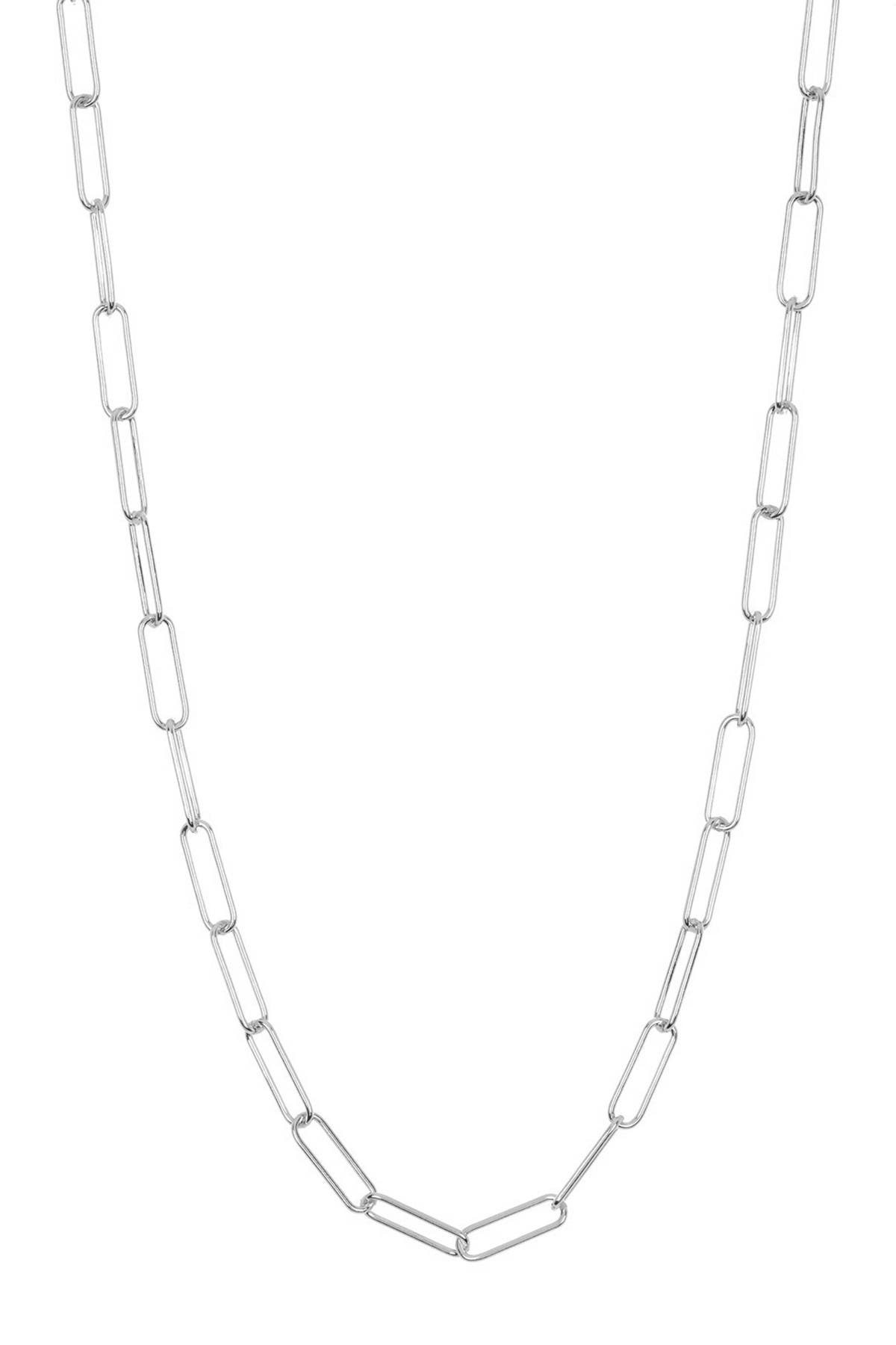 Adornia Paper Clip Necklace