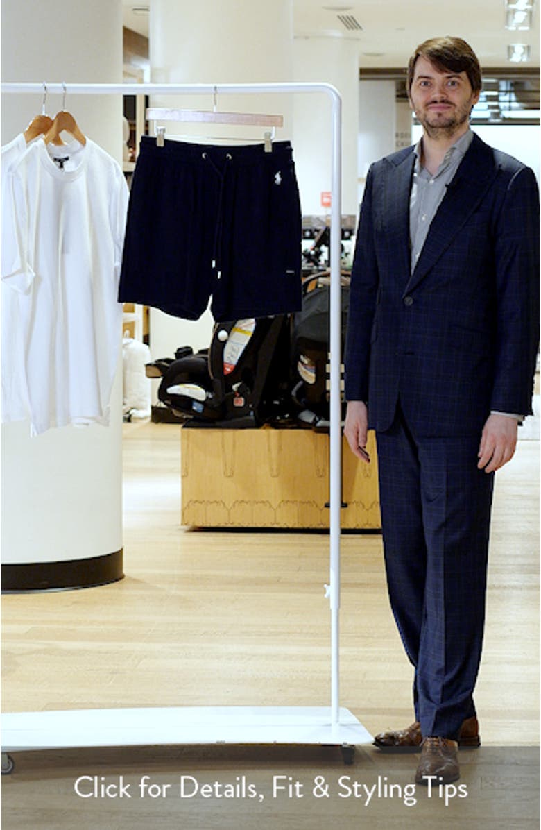 Featherweight 6-Inch Cotton Blend Piqué Pajama Shorts, sales video thumbnail