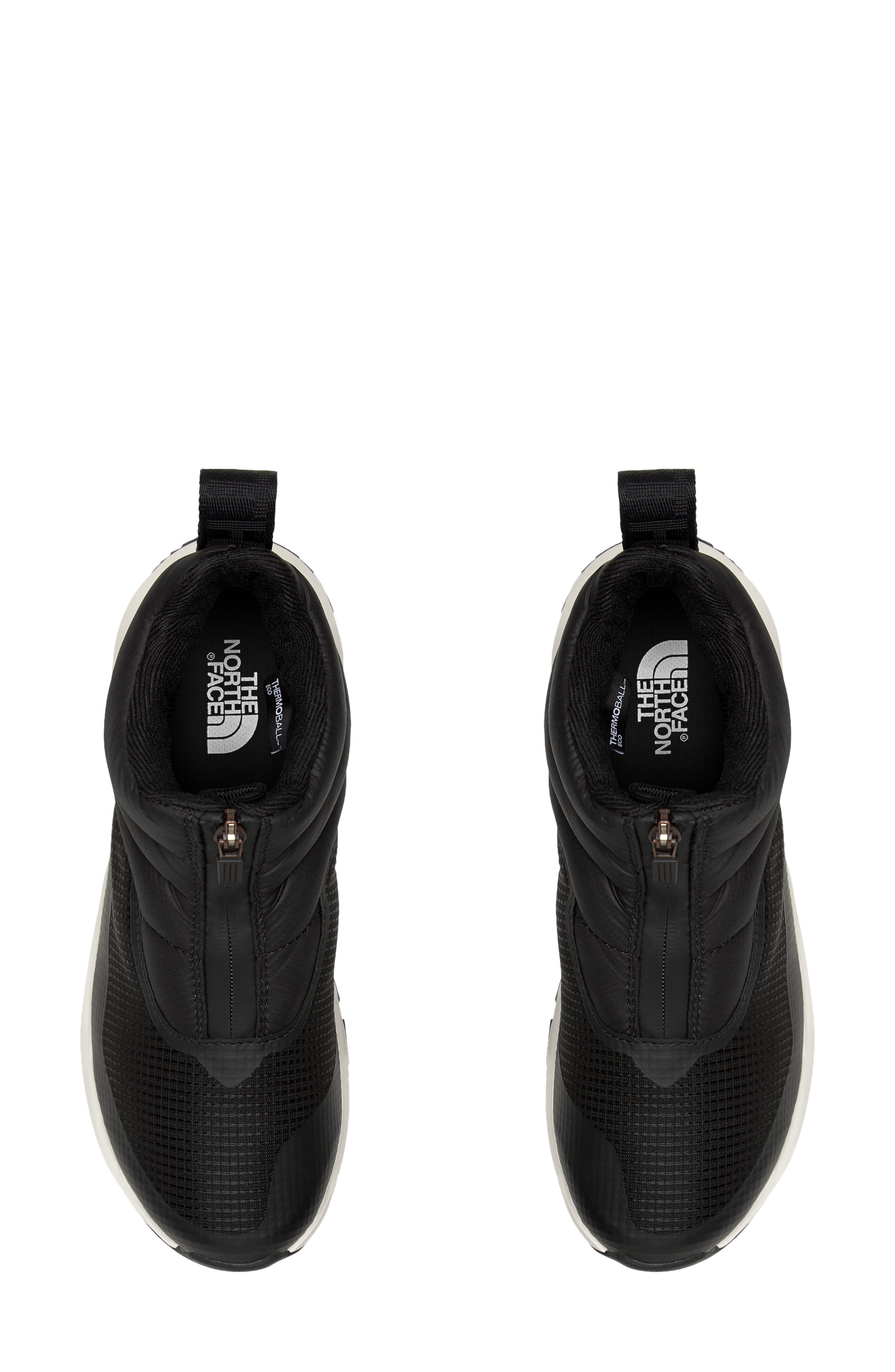 The North Face ThermoBall Progressive Zip Bootie, Alternate, color, Tnf Black/Gardenia White