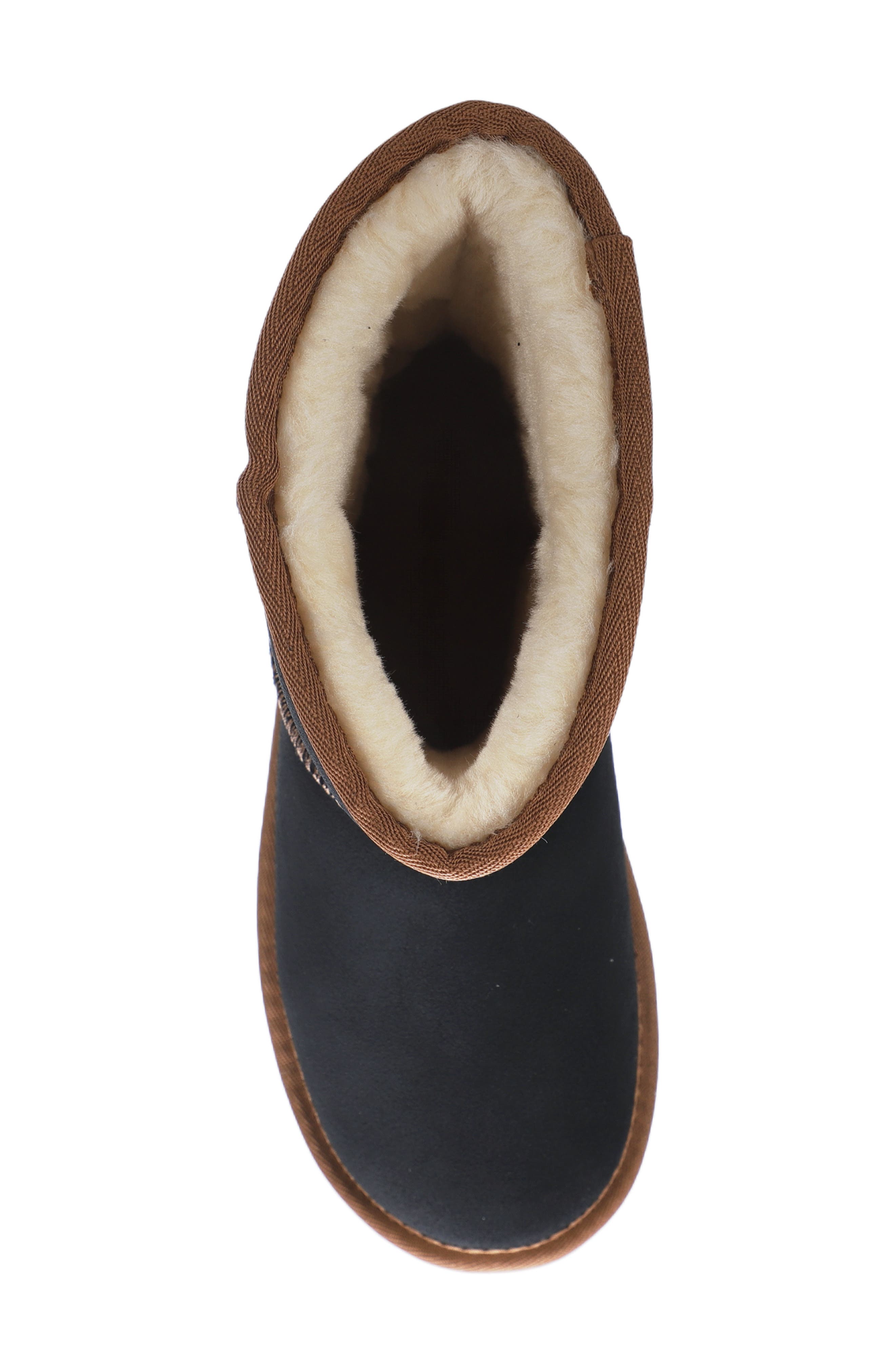 Mykos Suede Faux Fur Lined Boot, Alternate, color, Black/ Chestnut