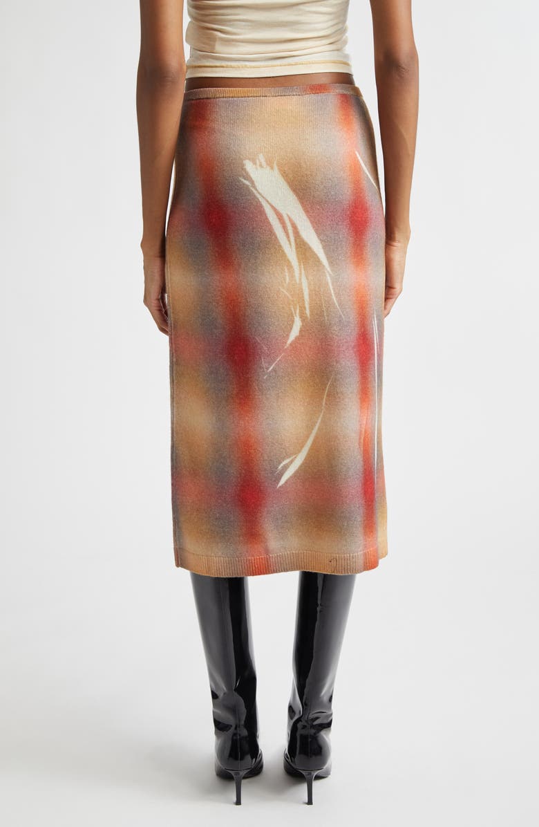 DIESEL<sup
®</sup
M-Cherie Wool Midi Sweater Skirt, Alternate, color, Red