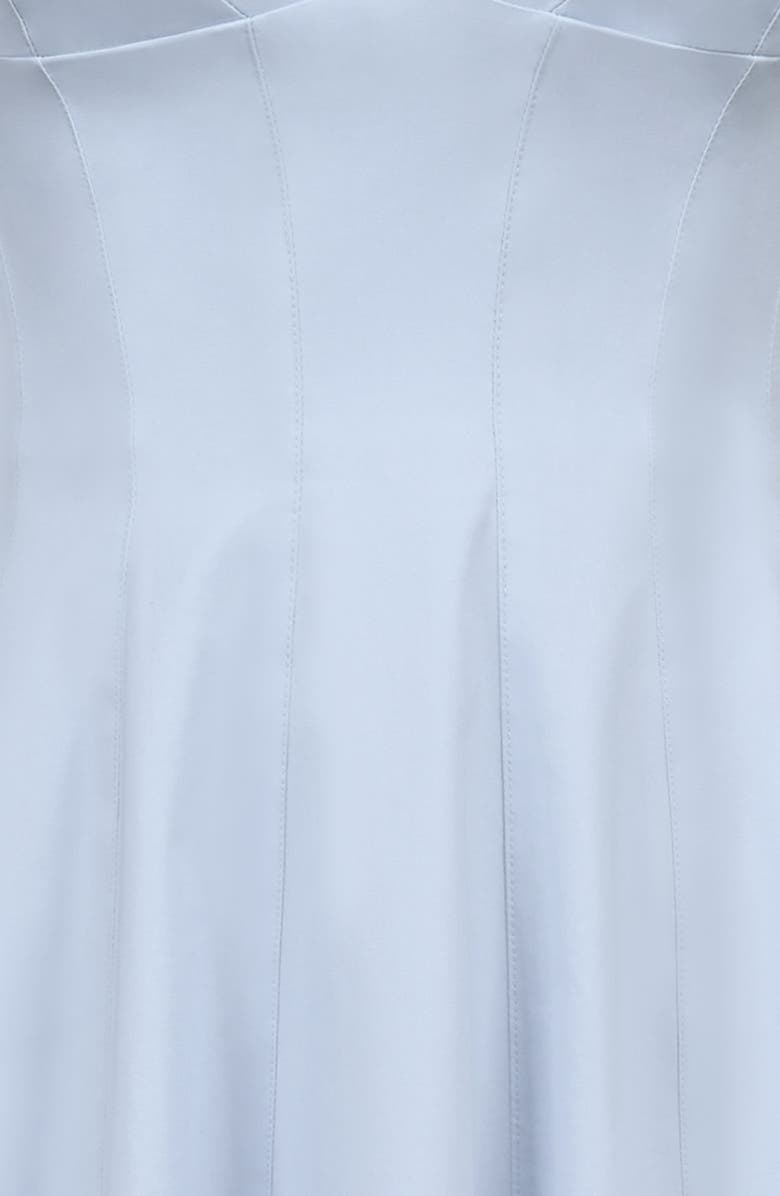 HOUSE OF CB Millie Bluebell Corset Bodice Stretch Cotton Cocktail Dress, Alternate, color, Bluebell