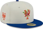 New Era Men's New Era White/Royal New York Mets Blossom 59FIFTY Fitted Hat