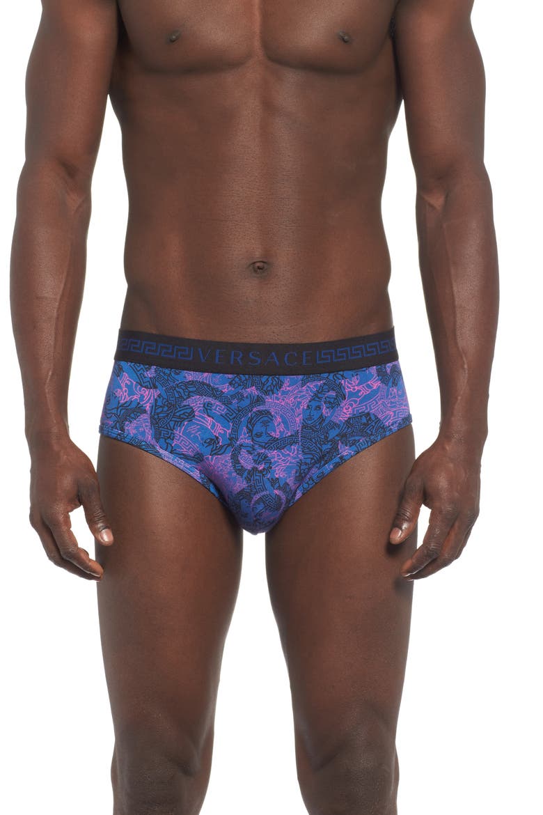 Low Rise Briefs, Main, color, BLUE MULTI