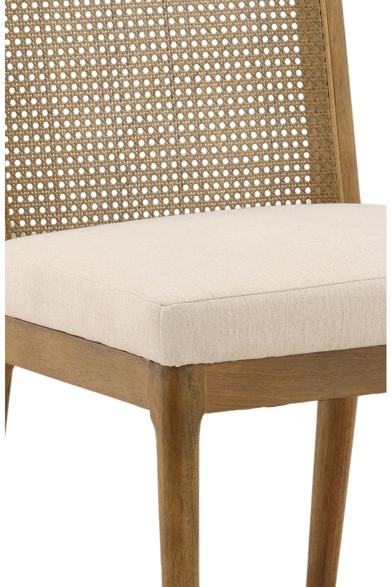 Teagan Cane Dining Chair, Alternate, color, Oatmeal