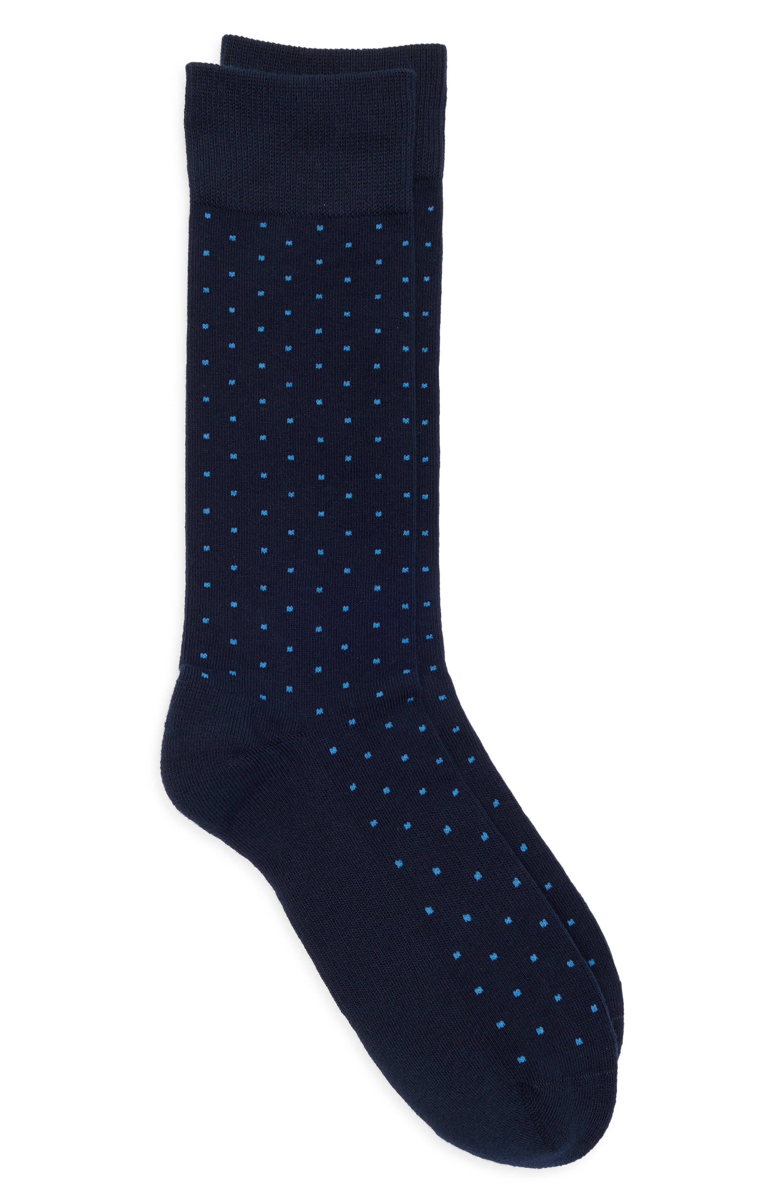 NAVY- BLUE DOT