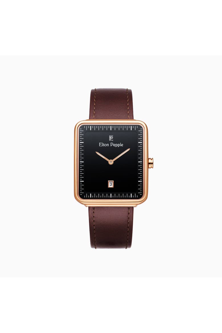 Men's Modern Montclare - Loop, 38mm, Main, color, Dark Brown/Rose gold
