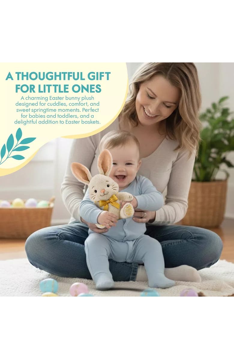 Sperric Easter Plush Baby Bunny with Bow, Alternate, color, 