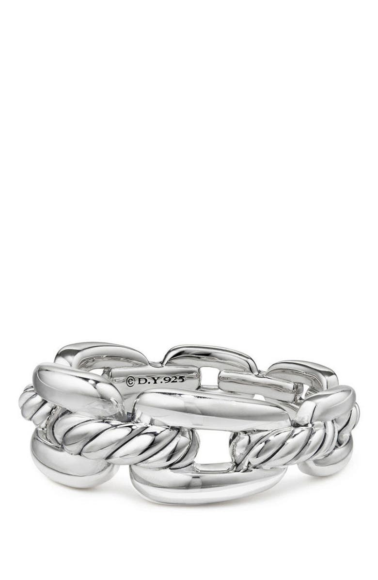 David Yurman Wellesley Chain Link Ring, Main, color, 