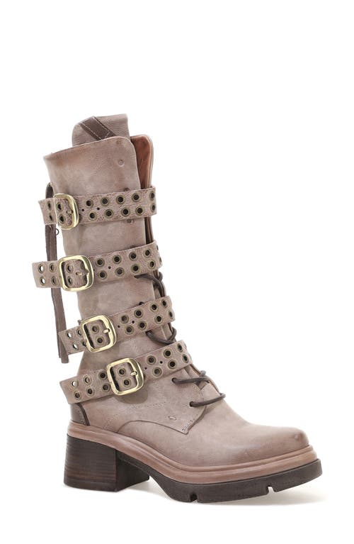 A.S.98 Ellington Strap Detail Boot in Taupe 