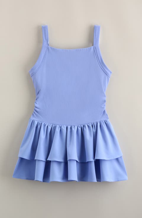 Kids' Tiered Volley Dress