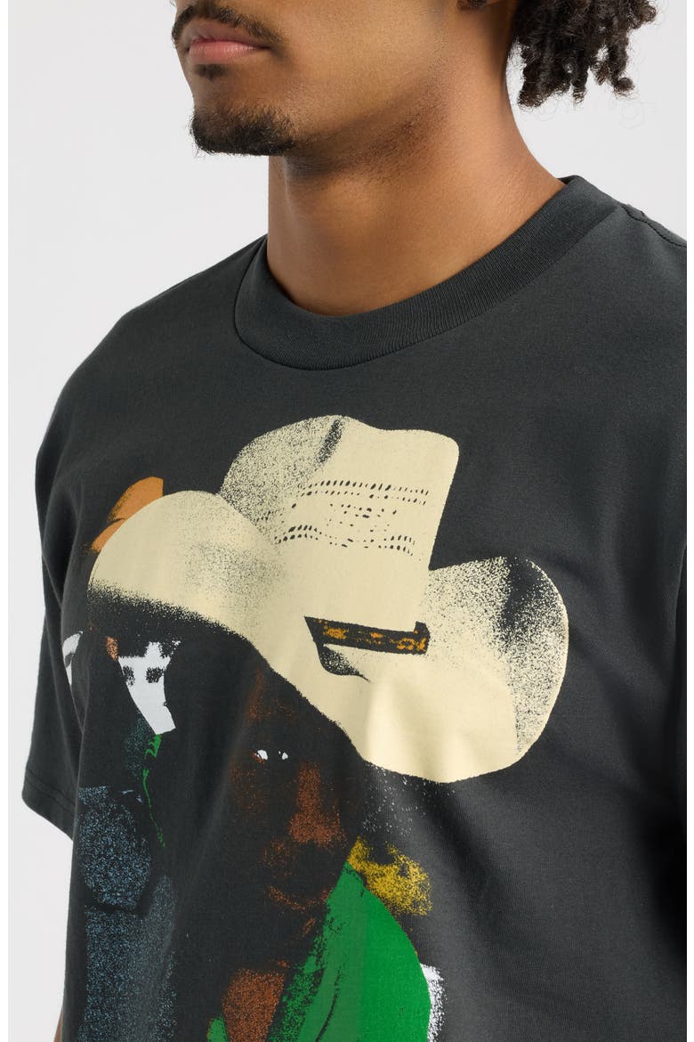 Rodeo Graphic T-Shirt, Alternate, color, VINTAGE BLACK