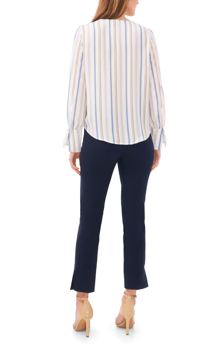 Halogen<sup>®</sup> Stripe Surplice Top, Alternate, color,