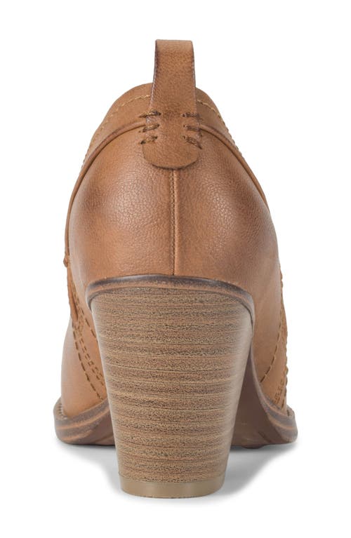Baretraps Caroline Faux Leather Bootie In Brown
