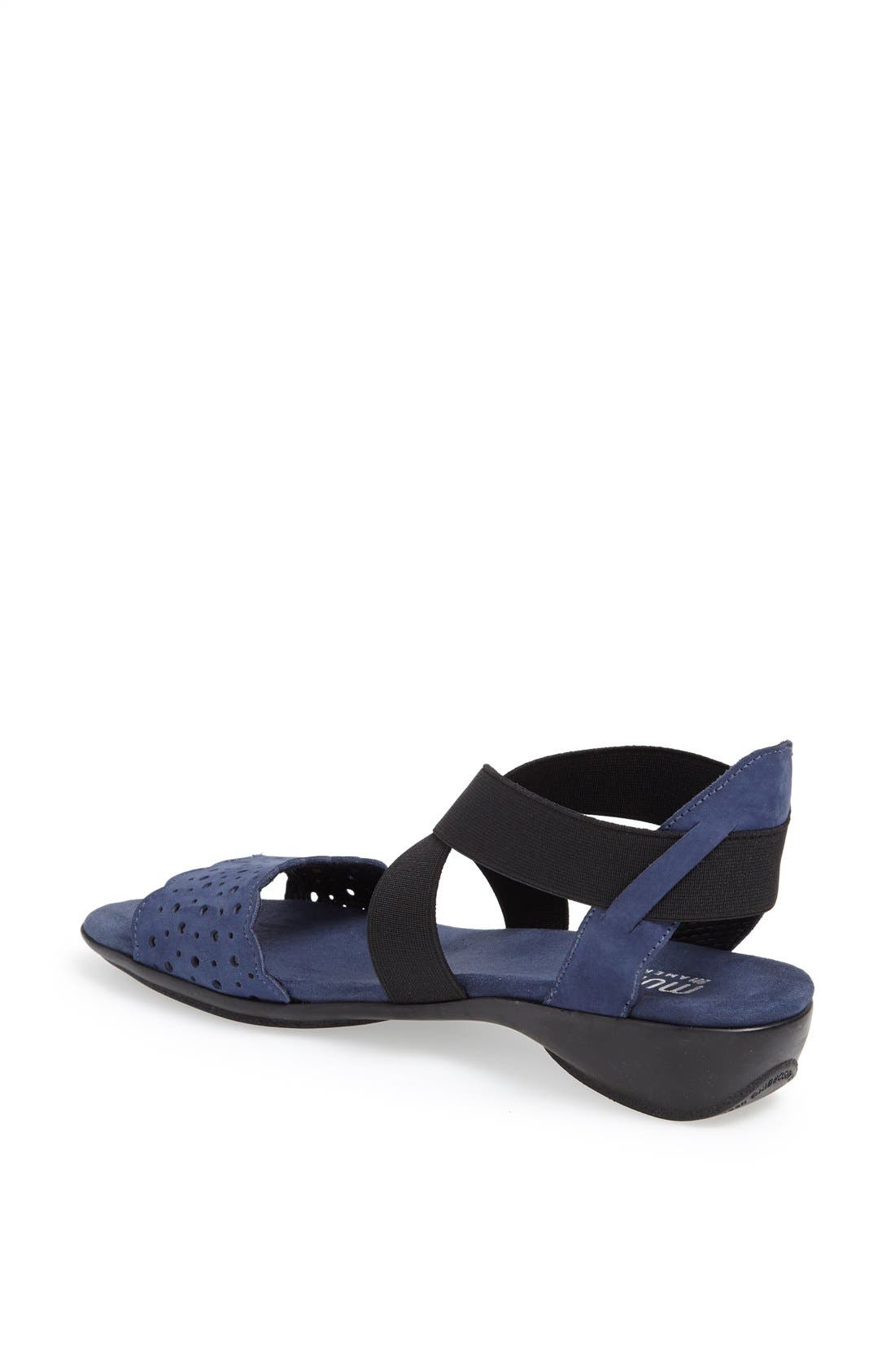 'Lacy' Sandal, Alternate, color, INDIGO