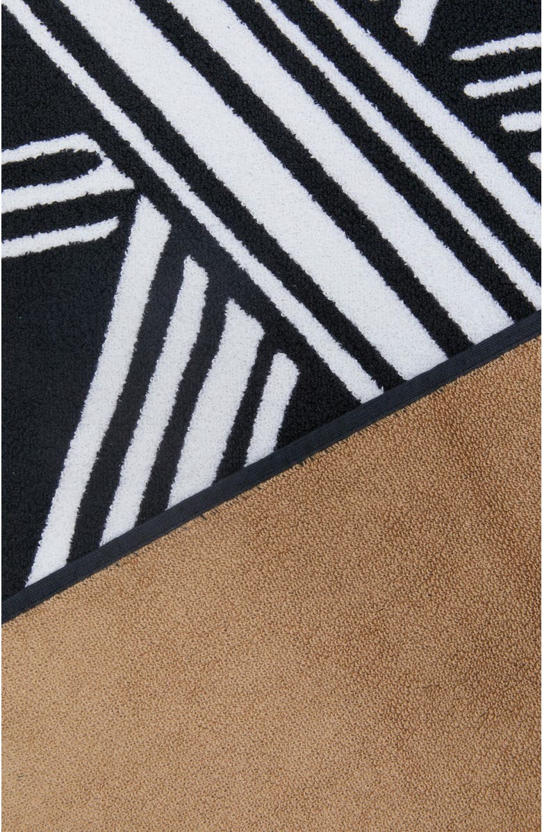 Missoni Home Nastri 180x100 Cm Cotton Terry Beach Towel, Alternate, color, Black & White