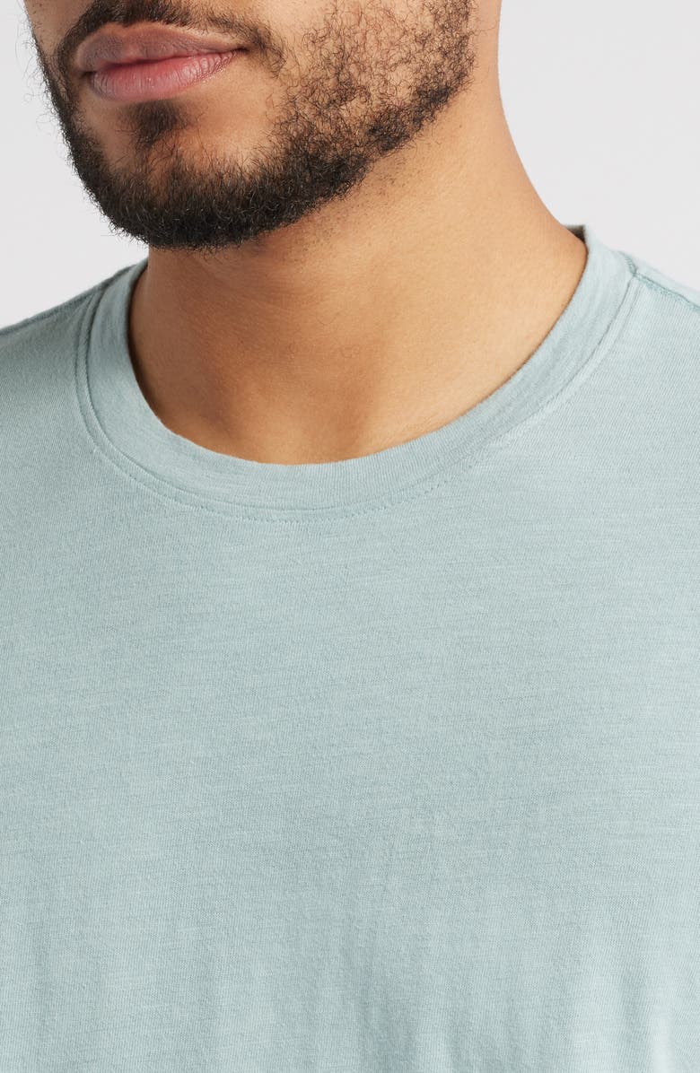 Treasure & Bond Lived In Slub Jersey Crewneck T-Shirt, Alternate, color, Grey Blue