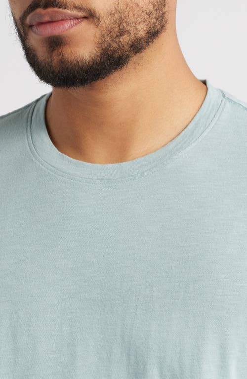 Treasure & Bond Lived In Slub Jersey Crewneck T-shirt In Blue
