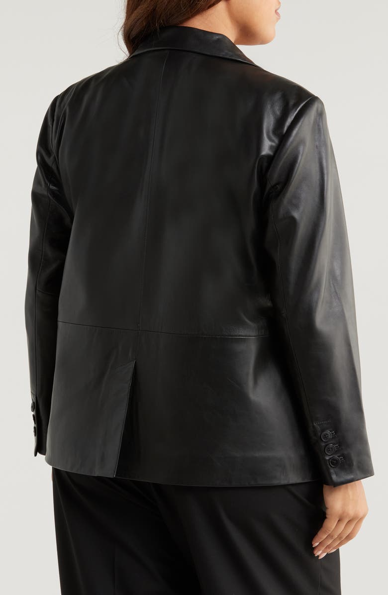 Nordstrom Leather Blazer, Alternate, color,