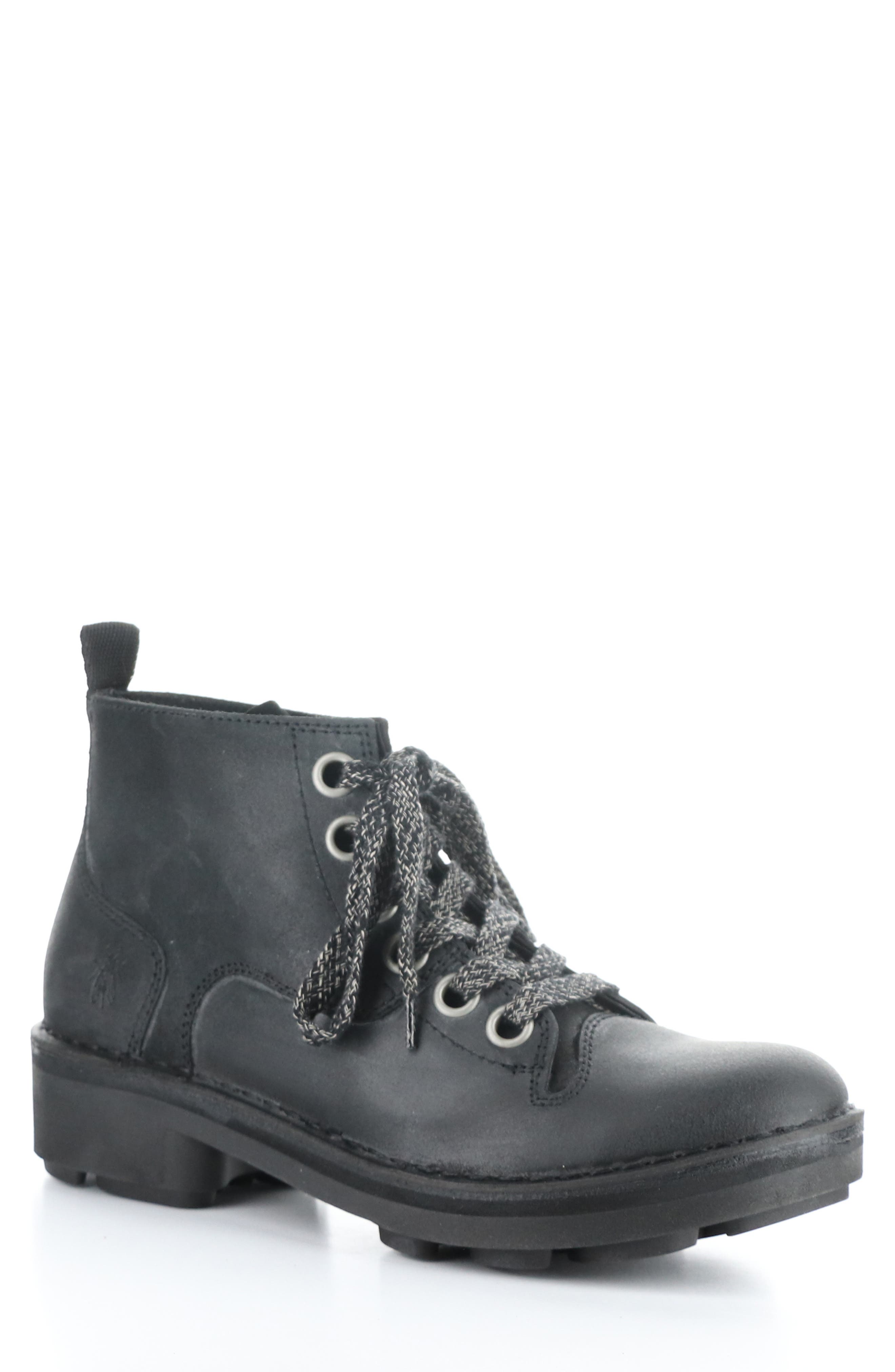 Fly London Noog Fly Boot, Main, color, 002 Black Atanado