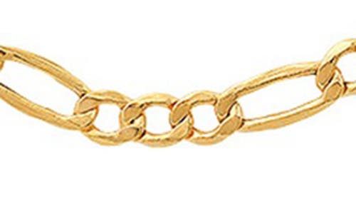 Queen Jewels 14k Gold 20" Figaro Chain Necklace In Gold