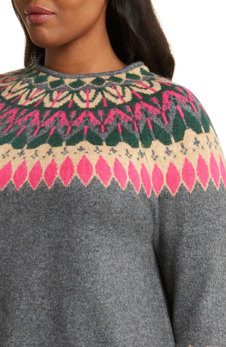 CeCe Fair Isle Sweater, Alternate, color,