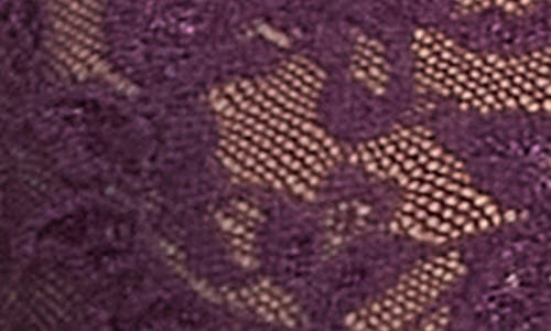 Hanky Panky V-neck Retro Lace Bralette In Purple
