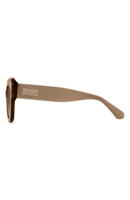 Kate Spade New York Kalie 52mm Gradient Square Sunglasses In Brown