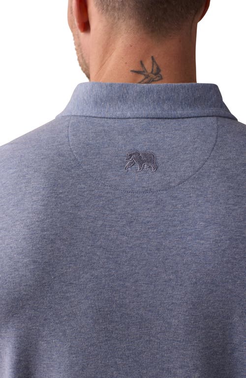 The Normal Brand Active Puremeso Everyday Pocket Polo In Lake Blue