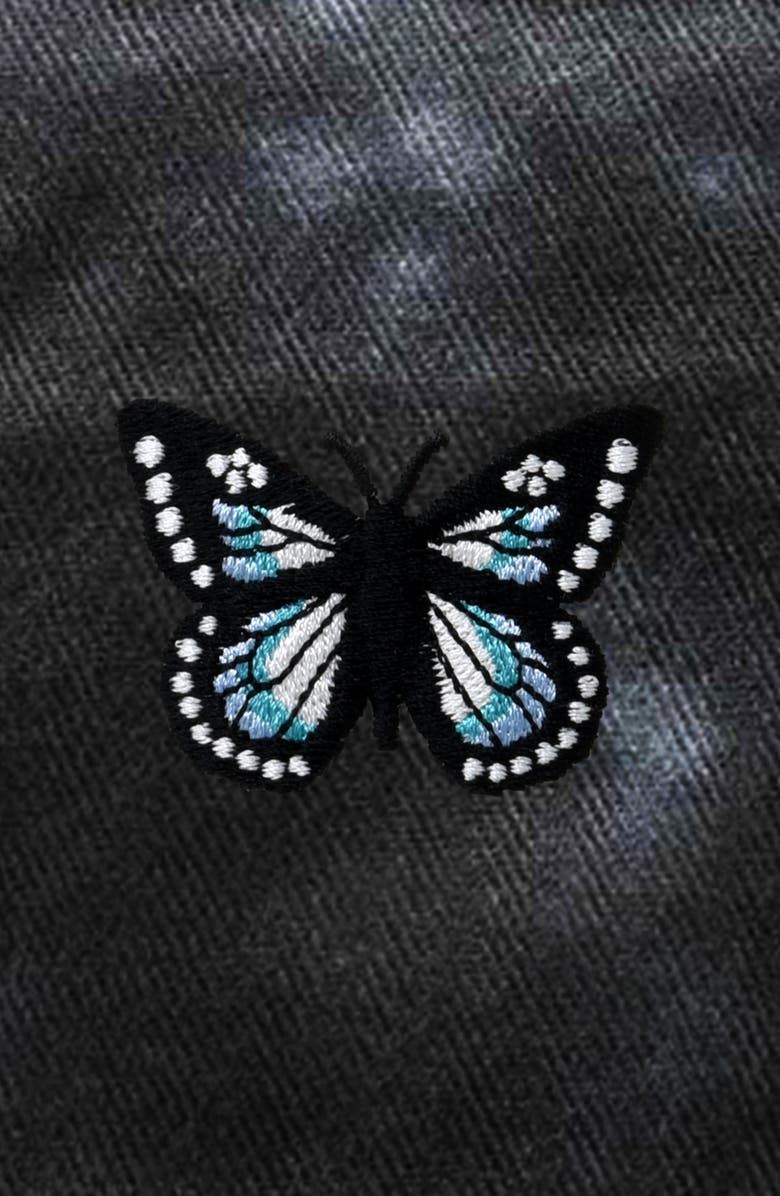 Dalix Womens Butterfly Cotton Bucket Hat, Alternate, color, Tie Dye Black