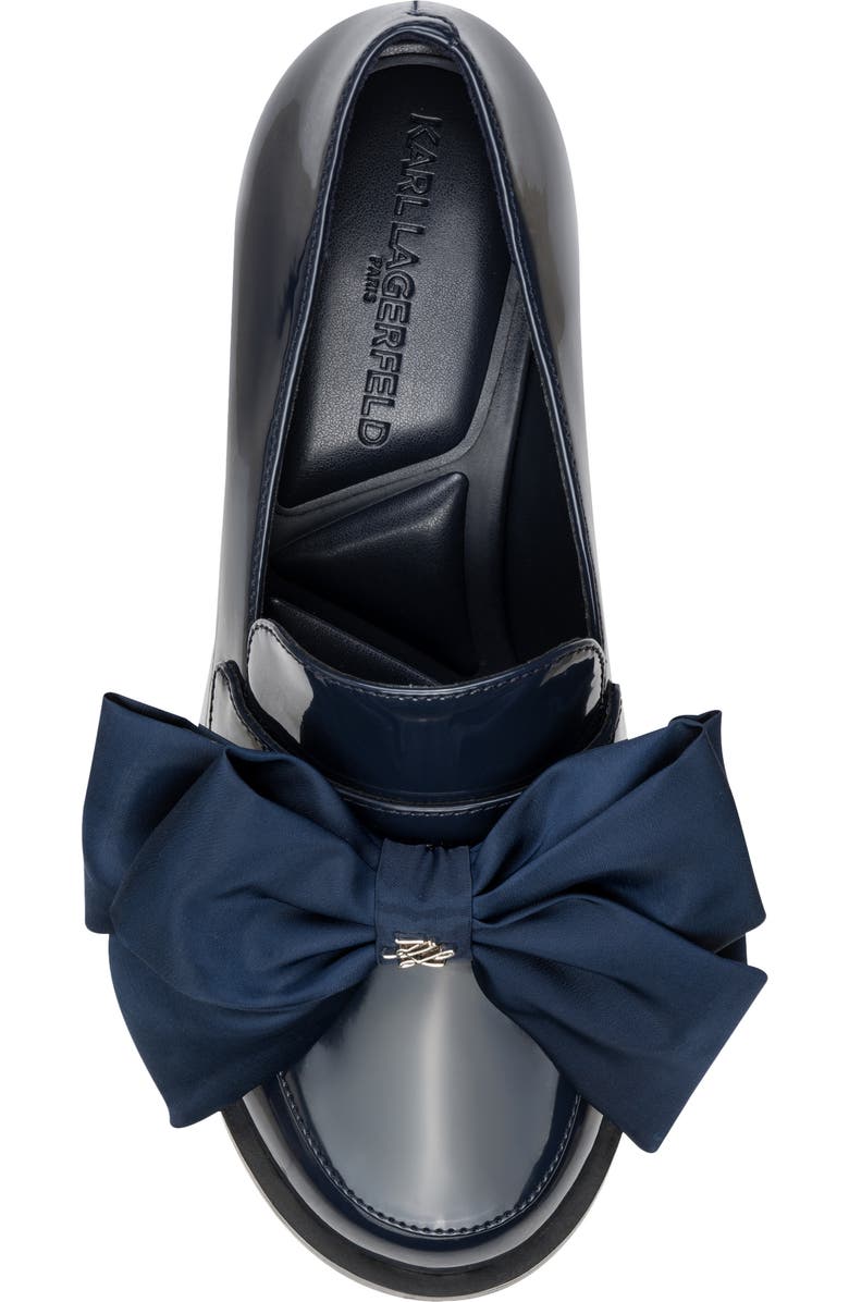 KARL LAGERFELD PARIS Camilia Bow Loafer, Alternate, color,