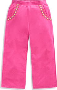 Mini Boden Kids' Straight Leg Terry Cover-Up Pants