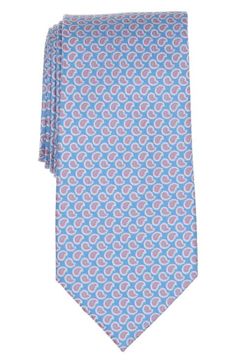 Mini Pine Silk Blend Tie