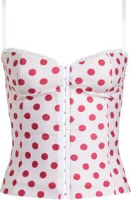 Bella Venice The Caroline Polka Dot Corset Top