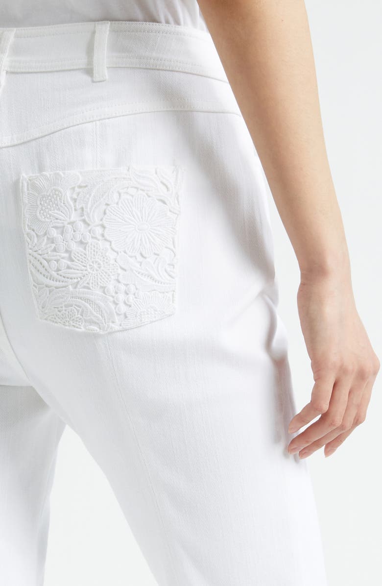 Cinq à Sept Stevie Crop Jeans, Alternate, color, White