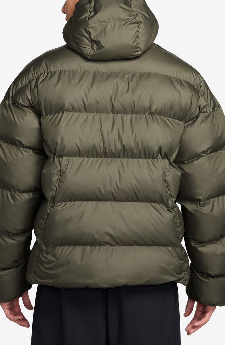 Jordan Brooklyn Water Repellent Puffer Jacket, Alternate, color, Medium Olive/ Black