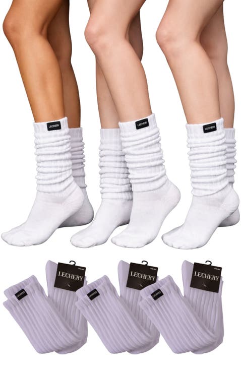 3 Pairs of Scrunch Socks