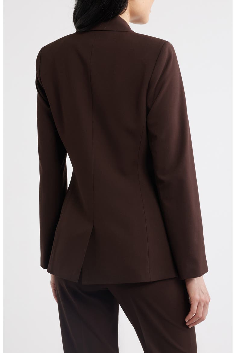 One-Button Blazer, Alternate, color, ESPRESSO