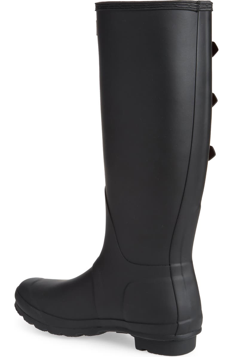 Hunter Triple Buckle Tall Rain Boot, Alternate, color,