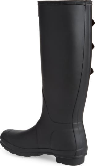 【Anyone more】Lonchi Buckle Long Rain Boots LaCrosse Footwear - ZXT Buckle Overshoe Deep Heel 14