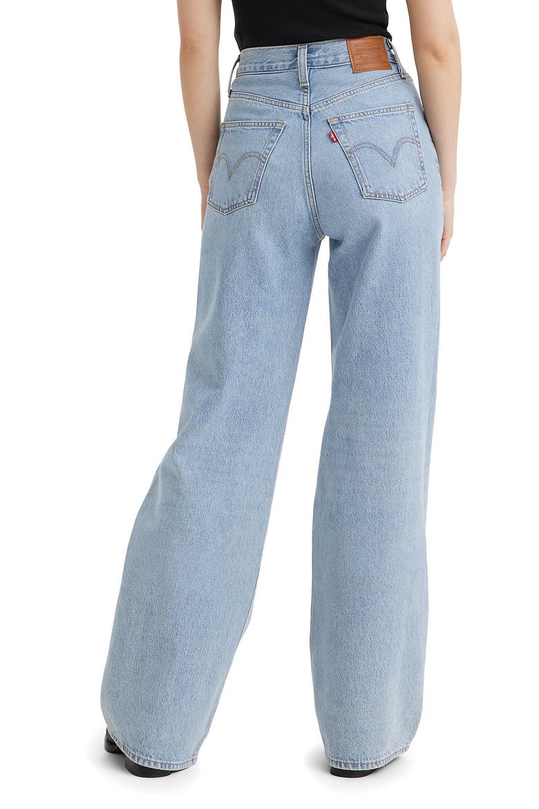 Ribcage High Waist Wide Leg Jeans, Alternate, color, FAR AND WIDE