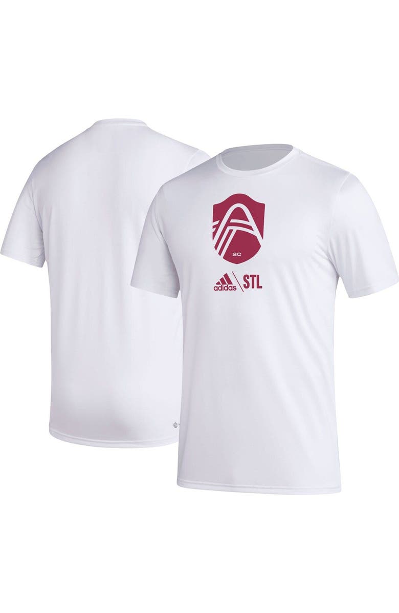 adidas Men's adidas White St. Louis City SC Icon AEROREADY T-Shirt, Main, color, White