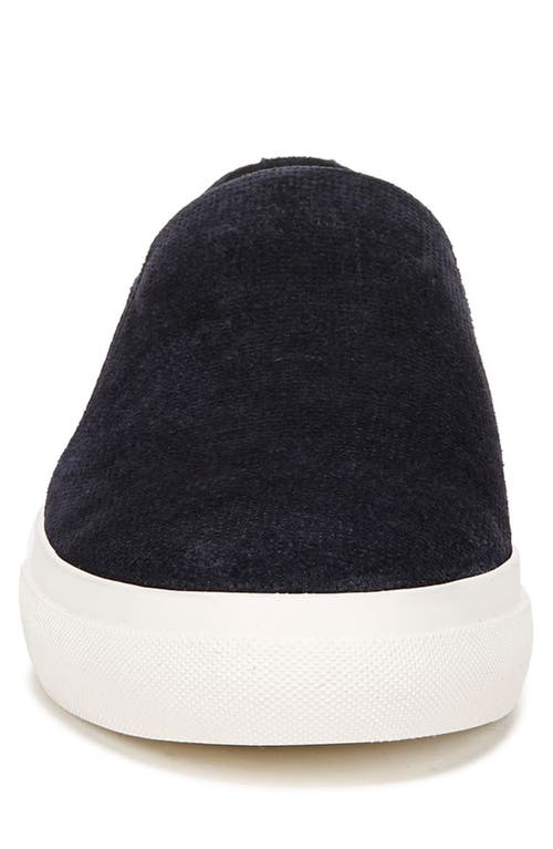 Vince Fletcher Suede Slip-on Sneaker In Blue