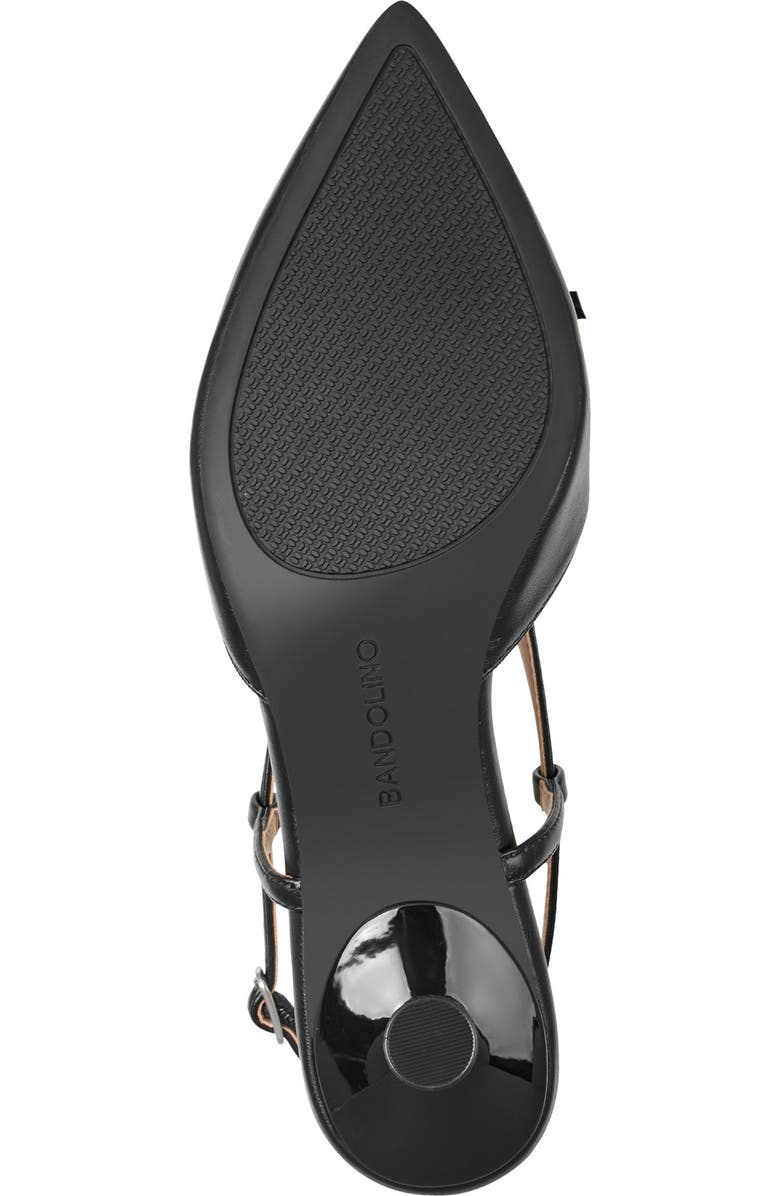 Bandolino Macruz Bow Slingback Pump, Alternate, color, Black