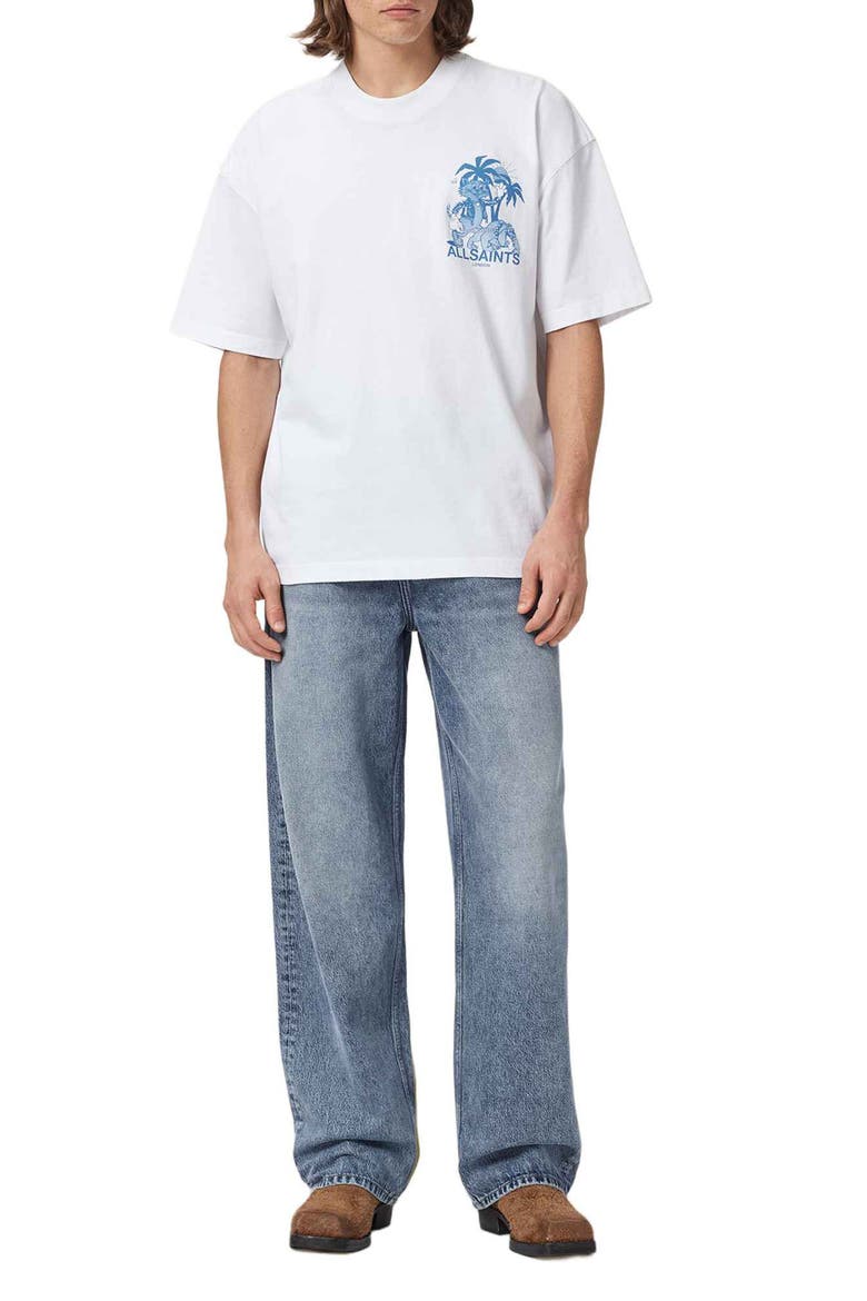 Bulldog Cotton Graphic T-Shirt, Alternate, color, OPTIC WHITE