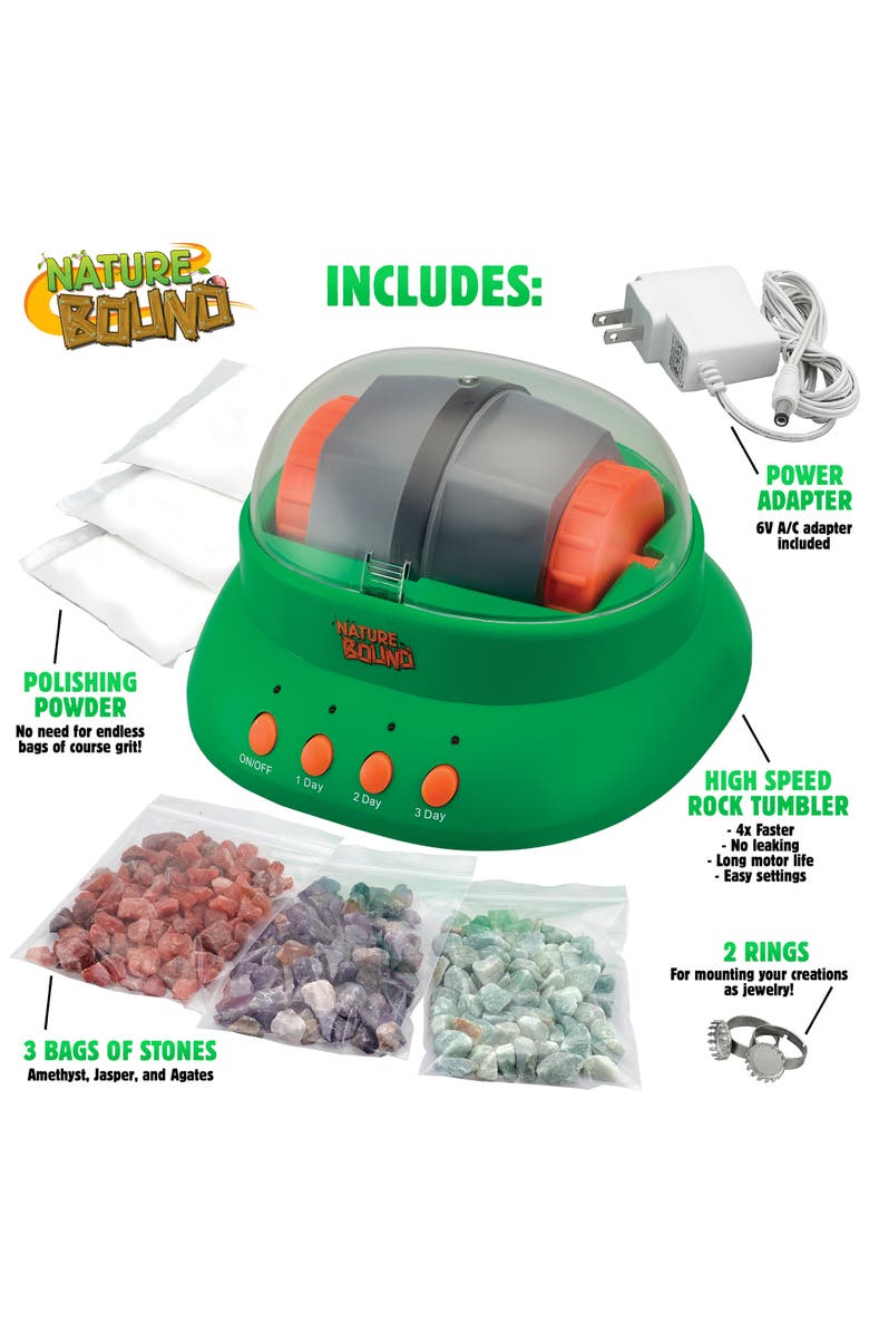 Nature Bound Rock Tumbler Kit, Kids 8+, Alternate, color, Multicolored
