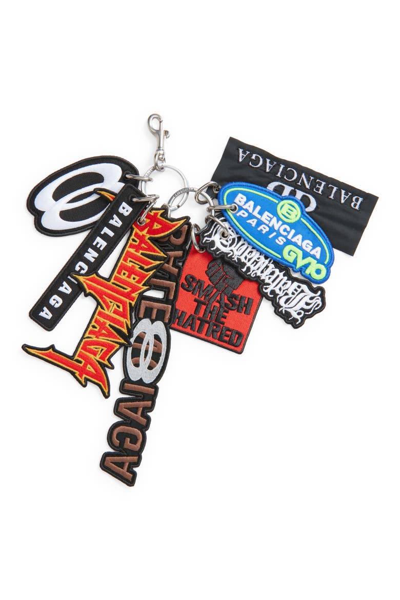 Key Ring Patches, Main, color, RED MULTI