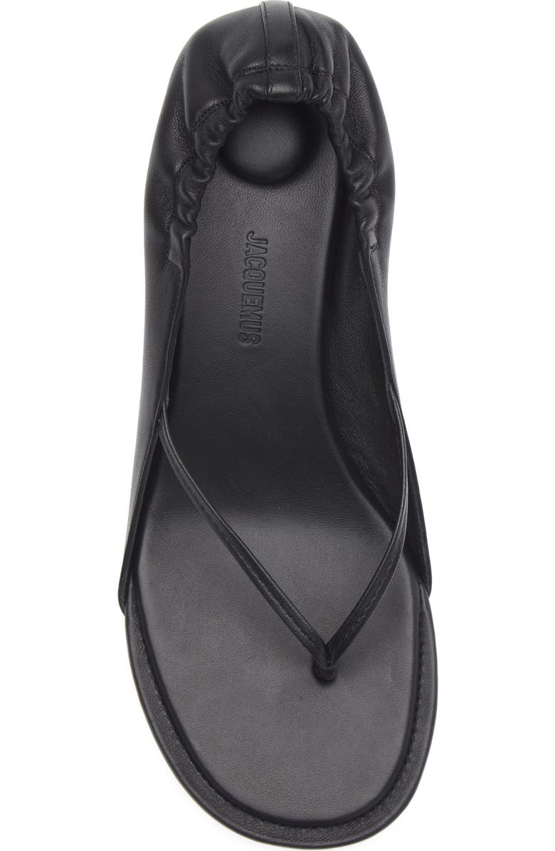 Jacquemus Les Sandales Kitten Heel Sandal, Alternate, color, Black