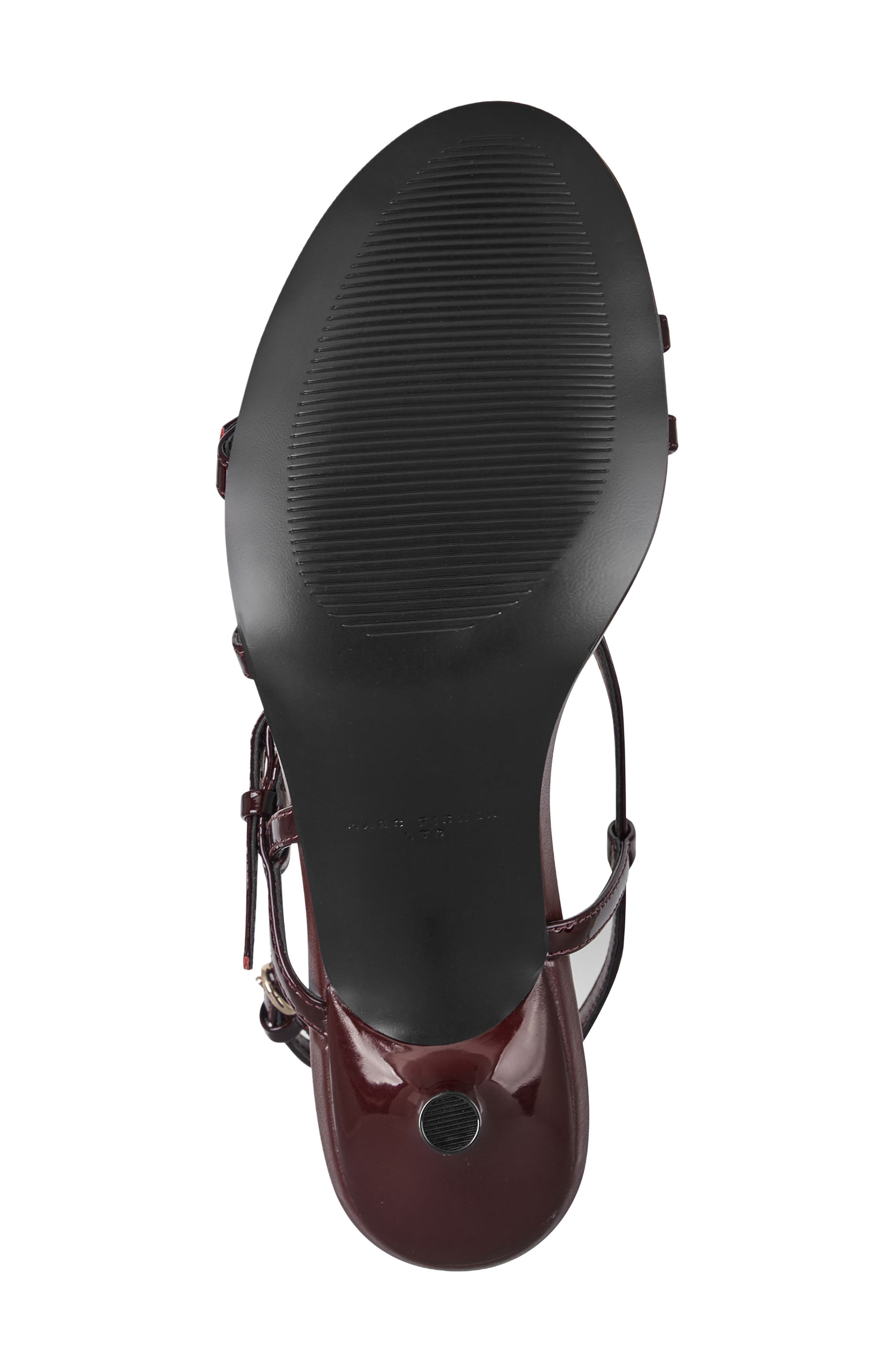 Nylah Slingback Sandal, Alternate, color, DARK RED